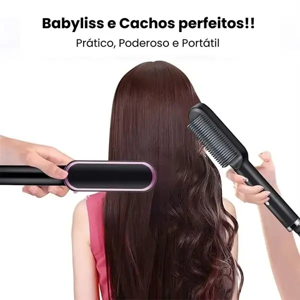 Escova Alisadora Tudex Hair - Frete grátis para todo o Brasil